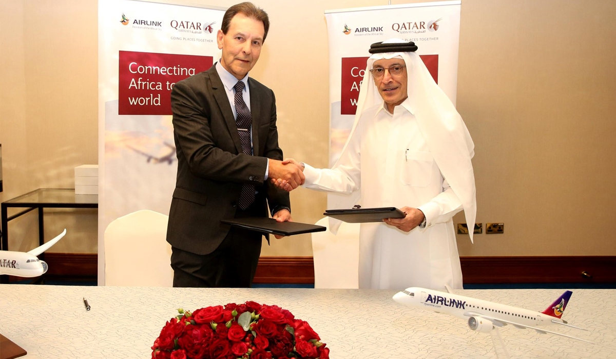 Qatar Airways, Airlink Sign Comprehensive Codeshare Agreement